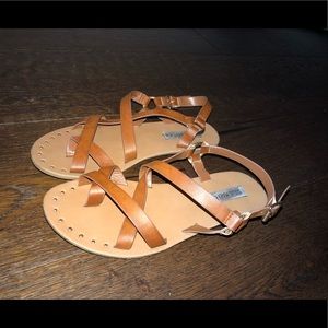 steve madden brown sandals